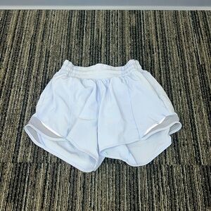 LULULEMON hotty hot shorts in light purple